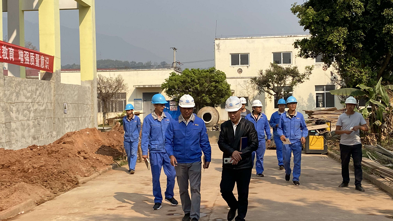王順斌帶隊到二直管景谷項目進(jìn)行安全生產(chǎn)大檢查.png